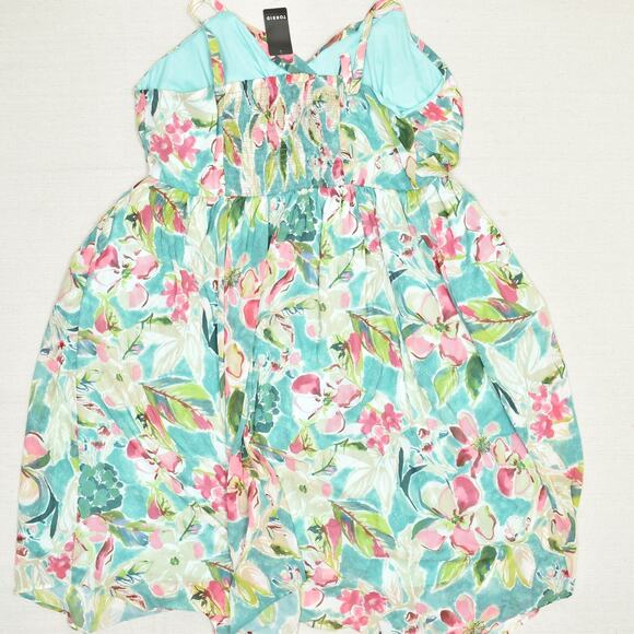 NEW Torrid Women's Fit & Flare Floral Dress Polyester Multicolor Plus Size 1 - Picture 3 of 8